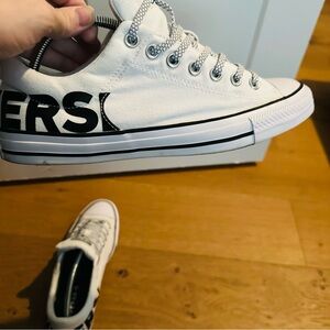 Classic White Canvas Sneakers for Men